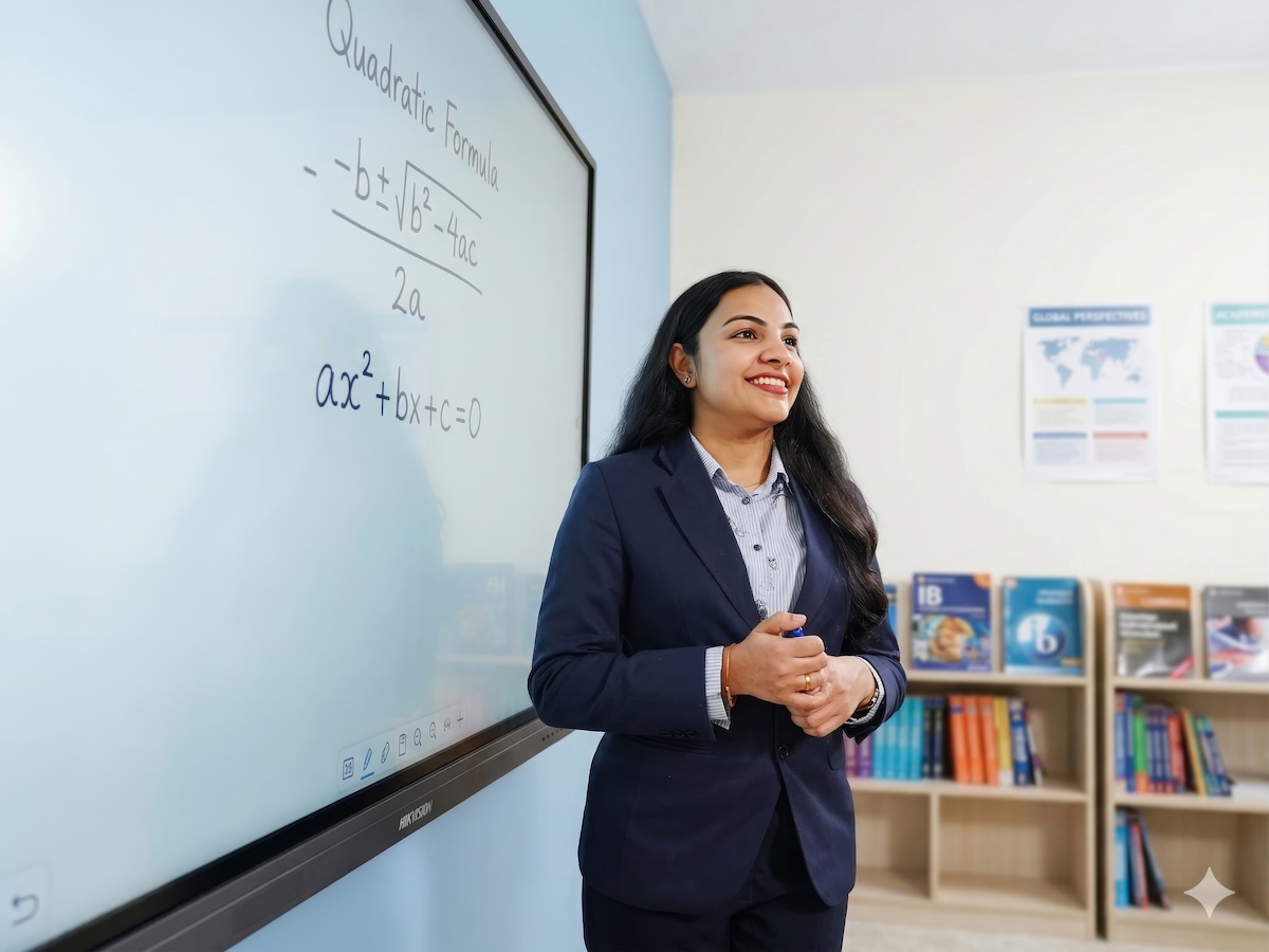 Student taking a free learning assessment